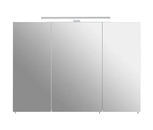 Schildmeyer Spiegelschrank Irene 100 cm, 3-türig mit LED-Beleuchtung