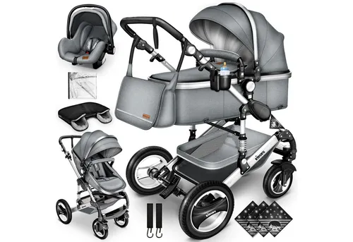 KIDUKU Kombi-Kinderwagen 3 in 1 von KIDUKU