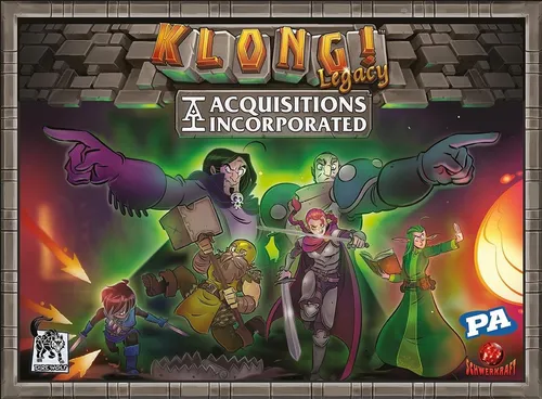 Klong! - Legacy (DE) - Gesellschaftsspiel für 2-4 Spieler, ab 12 Jahren, mit spannenden Abenteuern und variablen Spielverlauf für bis zu 120 Minuten Spielspaß.