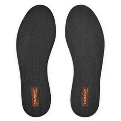 CINNEA Zimt-Einlegesohlen Baumwolle Laufschuh (1-tlg., 1 Paar) gegen Schweißfüße und Fußgeruch schwarz 45 EU