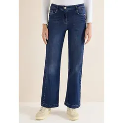 CECIL Loose-fit-Jeans High Waist blau 30