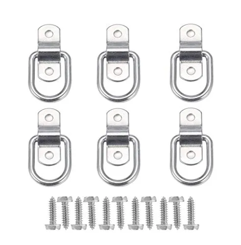 KAHEIGN 6Pcs D Ring Spannring Lastanker