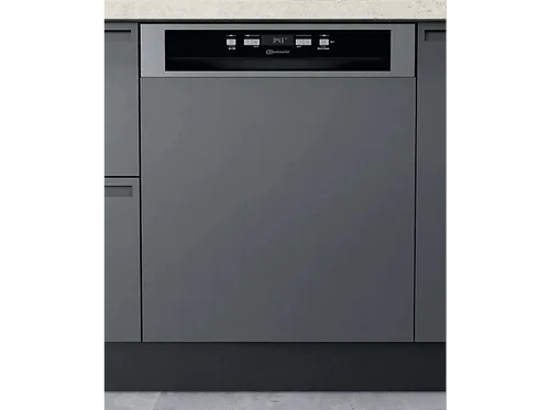 BAUKNECHT BKSV1 PAN Geschirrspüler - Teilintegrierbarer Geschirrspüler mit 14 Maßgedecken, ActiveDry für automatisches Türöffnungssystem und MultiZone für intensive Reinigung - ideal für große Haushalte.