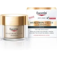 Eucerin Hyaluron-Filler + Elasticity Night Cream 50ml - Anti-Faltenprodukte: Intensive Feuchtigkeitscreme mit Hyaluronsäure und Arganöl für eine straffere Haut über Nacht.