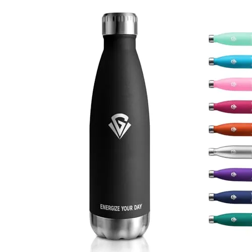 Thermosflasche 500ml BPA-frei und auslaufsicher für Sport & Büro