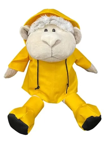 maritime Dekoration ┼ für GROSS und KLEIN ┼ Küstensouvenir ┼ Mitbringsel ┼ Urlaubandenken ┼ Plüsch Schaf WOLLE mit FRIESENNERZ in verschiedenen Größen (25cm)