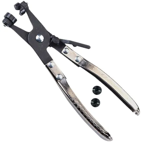 Schlauchklemmen Zange für Federbandschellen Länge 200 mm mit Ratschenfunktion