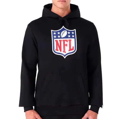 New Era NFL Shield Kapuzenpullover - XL, Schwarz - Sportfan Sweatshirts & Hoodies, stylischer Hoody mit NFL Team Logo, hochwertiges Material für besten Tragekomfort und Langlebigkeit.