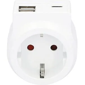 Unitec Steckdosenadapter 30917 in weiß von UNITEC