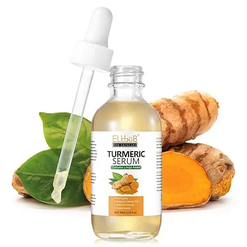 P-Beauty Kurkuma Serum Gesicht | Gesichtsserum für Hyperpigmentierung | Pigmentflecken Entferner | Gesichtspflege, Hautpflege | feuchtigkeitsspendend, gegen dunkle Flecken, Altersflecken 1x60ml