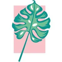 Komar Wandbild Minnie Mouse Leaf 40 x 50 cm