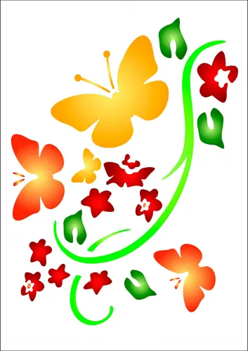 Schablone Farfalla von VBS