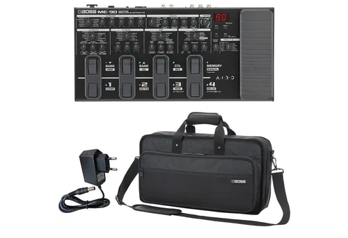 Boss by Roland E-Gitarre Boss Effektgerät ME-90 Multi-Effektgerät mit Tasche und Kabel, Effektgerät, Gitarre, Effektgerät