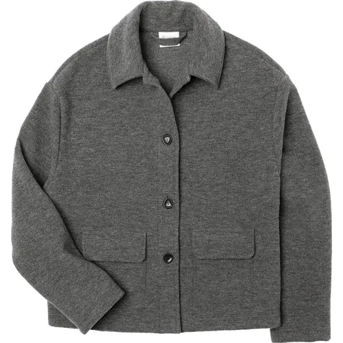 Engel - Merinojacke für Damen in Grau (Gr. 38/40) - Stylische Kurzjacke aus 100% Bio-Merinoschurwolle, mulesing-frei und ohne Kapuze. Ideal für den Alltag und angenehm zu tragen. Entdecken Sie weitere Angebote von Engel bei Bergfreunde.de!