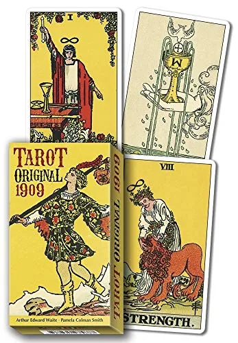 Pamela Colman Smith Sasha Graham Arthur Tarot Original - Bücher: Original Tarot Deck von 1909, ideal für Tarot-Liebhaber und Spirituelle, importiert aus den USA.