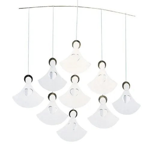 Flensted Mobiles Weihnachtsbaumkugel Mobile Engelchor (9 Engel)