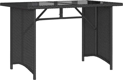 vidaXL Gartentisch mit Glasplatte von vidaXL