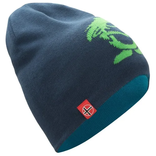 Trollkids - Kid's Troll Beanie Long - Mütze Gr 52-56 cm - 6-12 Years blau