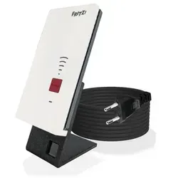 2m Verlängerung Verlängerungskabel + Tisch Ständer für Repeater passend für AVM 600 1200 1750E 2400 Halterung Kabel