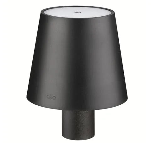 Cilio LED-Flaschenlampe LUCE, schwarz, Touch-Sensor, dimmbar, 13,5 cm