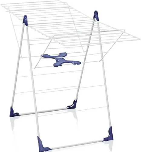 Leifheit Standtrockner Classic 200 Flex (81408) - Wäscheständer mit 20 Meter Trockenlänge, höhenverstellbar und stabil. Ideal für Hosen und Kleider, dank easy-opening Funktion kinderleicht zu bedienen.