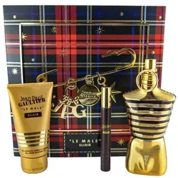 Jean Paul Gaultier Le Male Elixir Parfum Set – 125 ml + 10 ml + 75 ml Duschgel - Elegantes Parfum Set mit verführerischem Duft und pflegendem Duschgel, ideal für besondere Anlässe oder als Geschenk.