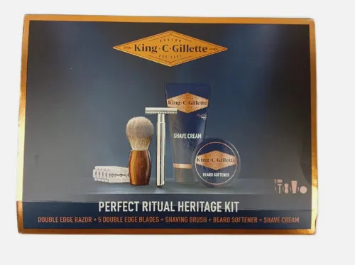 King C. Gillette Bartpflege Set Männer – Bartduft Geschenkbox
