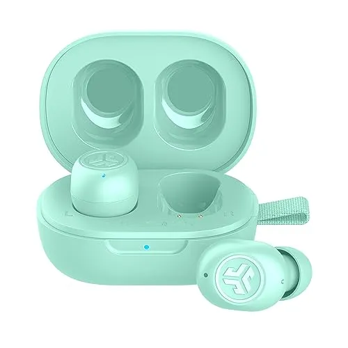 JLab JBuds Mini TWS Earbuds Mint - Kopfhörer in Mint, kabellose Freiheit dank Bluetooth-Technologie und kompaktem Design für ultimativen Tragekomfort.