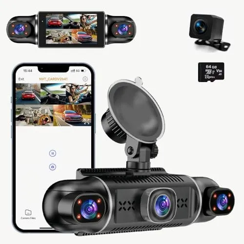 Produktbild Infinn Dashcam Auto 360 Grad mit 4 Kameras, 1080p Full-HD