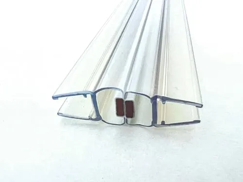 Kristhal Tür-Magnetdichtung 180°, 1 Paar, 200 cm Länge, für 6 und 8 mm Glas, made in Germany, Art. Nr. 6092