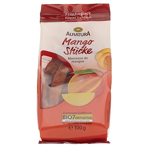 Alnatura Bio Mangostücke Getrocknet, 100g
