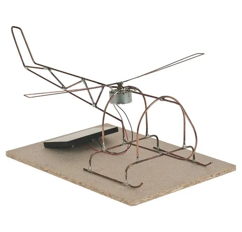 matches21 HOME & HOBBY Solar Hubschrauber Bausatz 12 Jahre Holzbaukasten