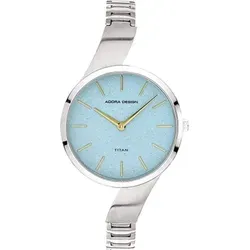ADORA AD8327 Damenuhr - Elegante Quarzuhr aus Edelstahl - Damenuhren mit Quarzwerk und schickem Titanband, wasserdicht bis 3 Bar - perfekt für stilbewusste Frauen.