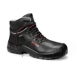 ELTEN Sicherheitsschuhe RENZO GTX XW Mid ESD S3 CI - Robuste Sicherheitsschuhe für Damen und Herren mit wasserdichtem GORE-TEX Futter und rutschfester Sohle - ideal für den Einsatz in Industrie und Handwerk.