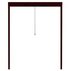 APANA Fliegengitter Insektenschutz-Rollo 190x200 cm in braun von Apana