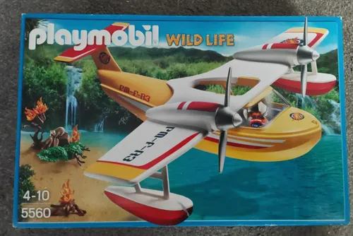 Playmobil 5560 Löschflugzeug Feuerwehr – Wasserflugzeug für spannende Abenteuer
