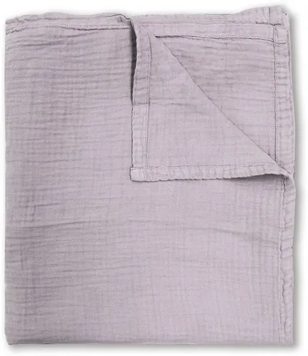 Biberna Wohndecke 0480100 Musselin in lila von biberna