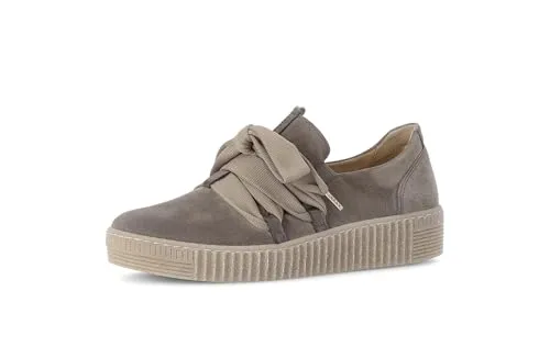 Gabor Plateausneaker mit Zierschnürung, braun 43 EU