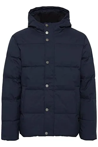 !Solid SDCollin Herren Winterjacke - Robuste Steppjacke mit Kapuze - Funktionsjacken aus widerstandsfähigem Polyester, warm gefüttert und ideal für kalte Tage. Nachhaltig produziert mit recycelten Materialien.