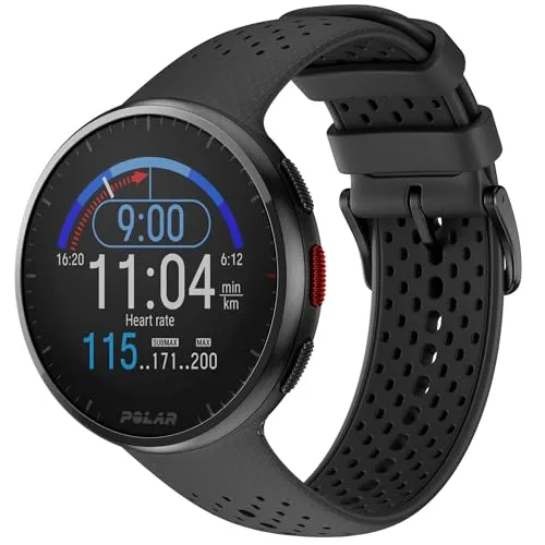 Polar Pacer Pro – Moderne GPS-Sportuhr, Pulsuhr, Smartwatch für Männer und Frauen, Laufuhr Training, Schlafüberwachung und Activity Tracker, Carbon Grey, S-L