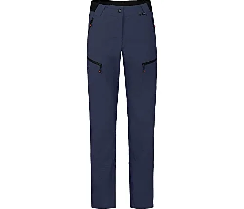 Bergson Outdoorhose PORI Damen Wanderhose, robust, elastisch, Normalgrößen, peacoat blau blau normal | 36