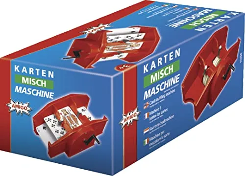 AMIGO 05000 KARTENMISCHMASCHINE (ROT) Kartenspielzubehör Mehrfarbig