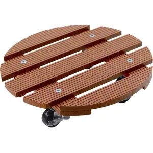 Meister Pflanzenroller WU0825120, rund, Kunststoff, 60kg, braun, Ø 30cm