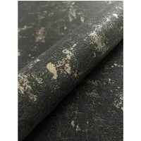 Newroom Vliestapete Kiba Black Beton Modern in schwarz von Newroom