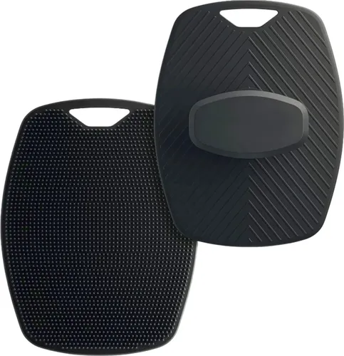 EDIBAZZAR | Silikon-Gesichtsduschgel mit ergonomischem Griff, schwarz