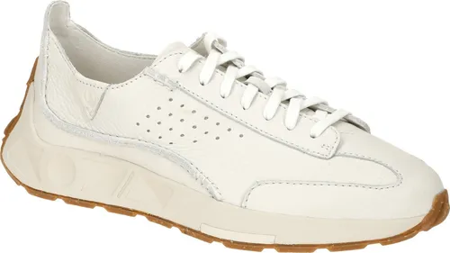 Clarks Sneaker Craft Speed, Herren, Weiß aus Glattleder - Laufschuhe von Clarks, aus hochwertigem Glattleder mit herausnehmbarem Komfort-Fußbett für individuelle Anpassung und außergewöhnlichem Tragekomfort.