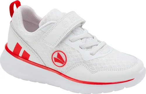 Jako Performance Junior Sneaker rot 32 - Sneaker für Handball, Größe 32, mit optimaler Dämpfung und rutschfester Sohle für besten Halt auf dem Spielfeld.