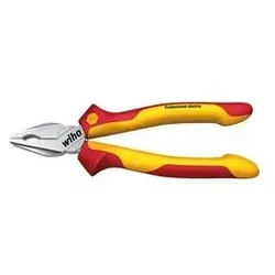 Wiha Kombinationszange Industrial electric - DIN ISO 5746 - VDE-geprüfte Kombinationszange für Arbeiten bis 1.000 V AC, mit extra langer Schneide und optimalem Halt durch OptiGrip-Technologie. Ideal für Universal-Anwendungen im Elektrobereich.