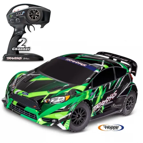 TRAXXAS Ford Fiesta ST grün 1/10 Rally VXL RTR