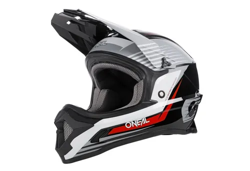 O’NEAL Motorradhelm Motocrosshelm O'Neal 1Series Stream Schwarz-Rot Motorradhelm